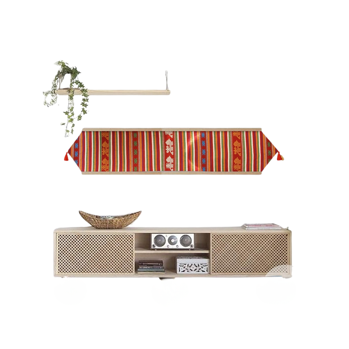 Hand-Woven Decorative Mat