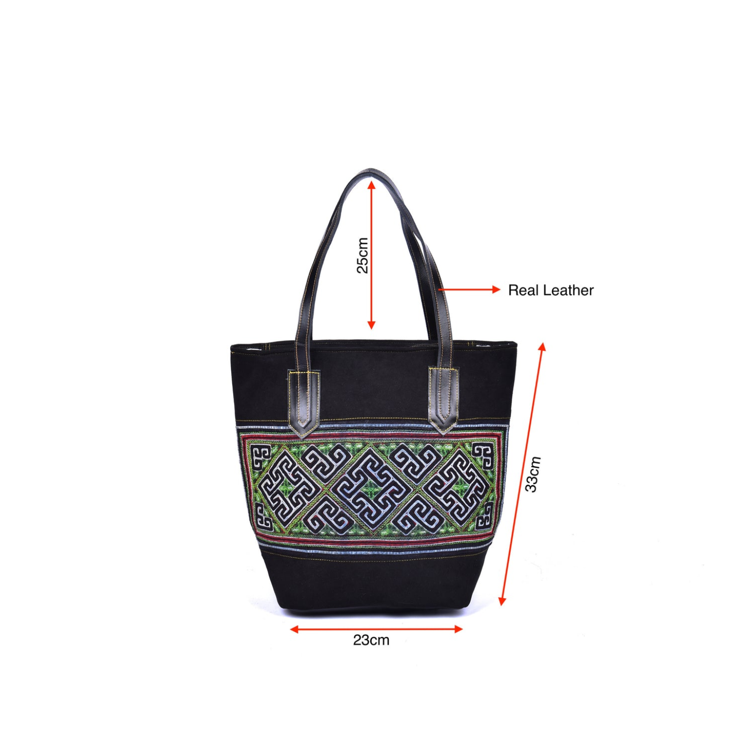 Hand-Woven Rectangular Brocade Bag