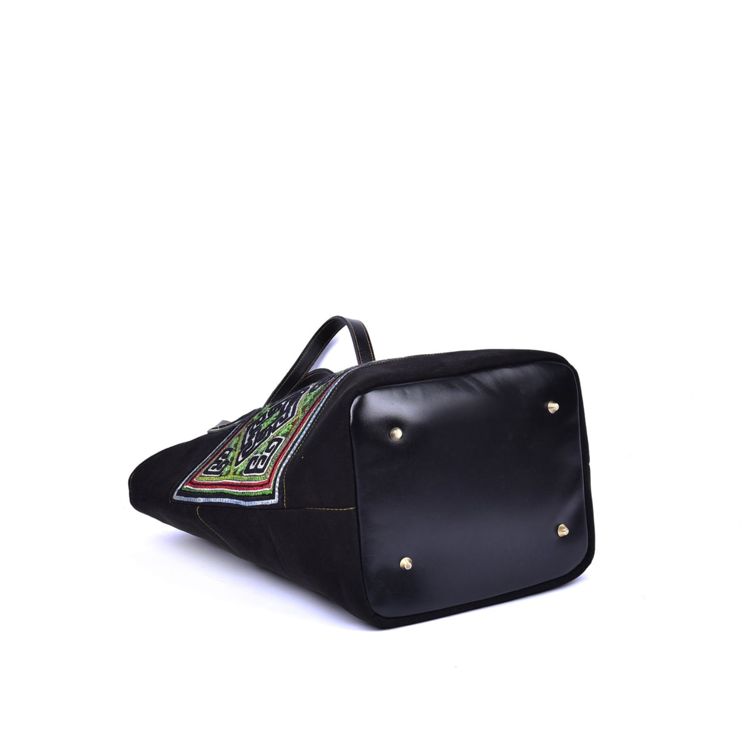 Hand-Woven Rectangular Brocade Bag