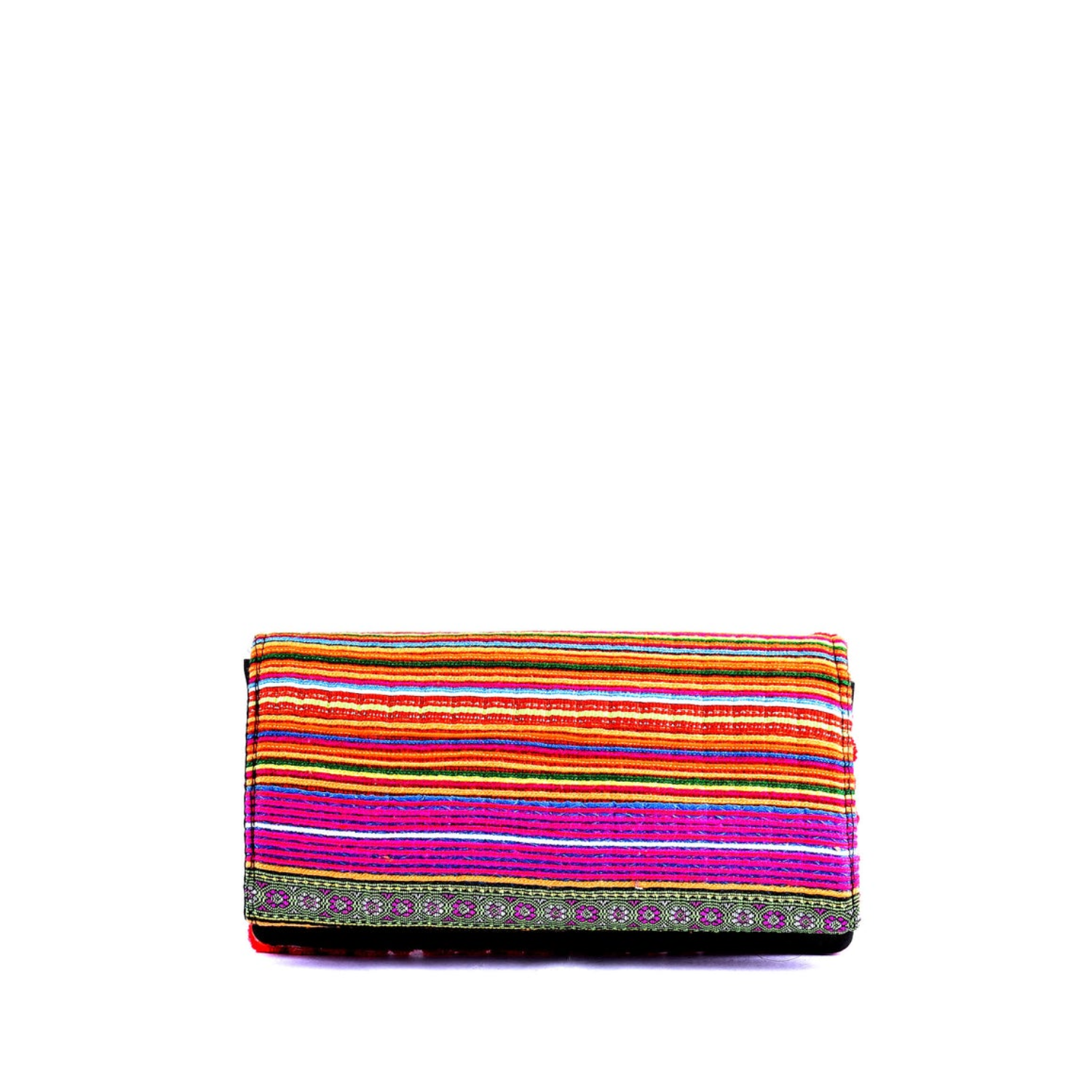 Hand-Woven Rectangular Folding Brocade Wallet