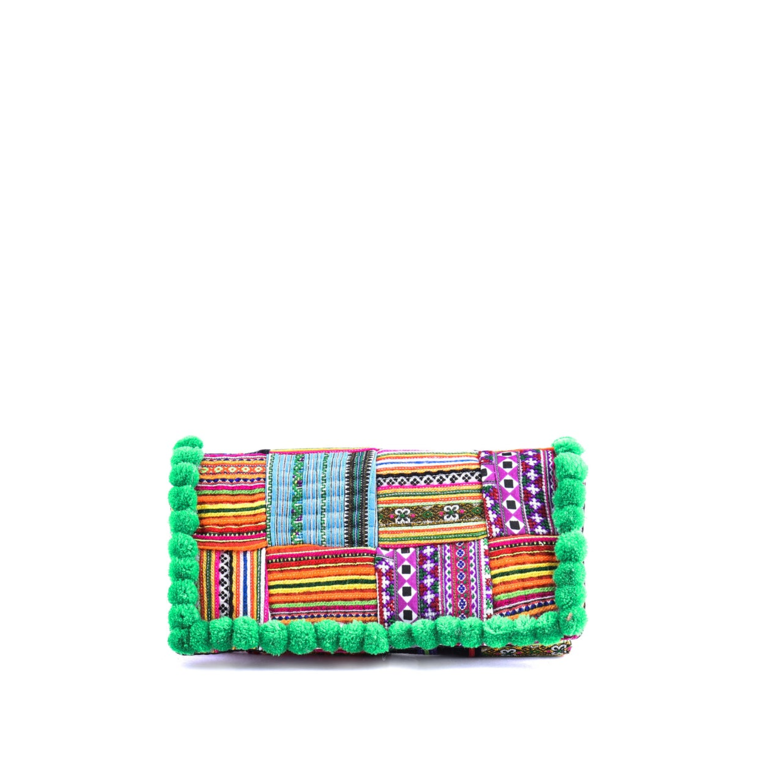 Hand-Woven Rectangular Folding Brocade Wallet
