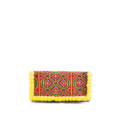 Hand-Woven Rectangular Folding Brocade Wallet