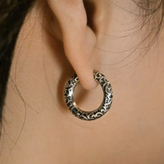 Handcrafted 925 Fine Silver Earring 35