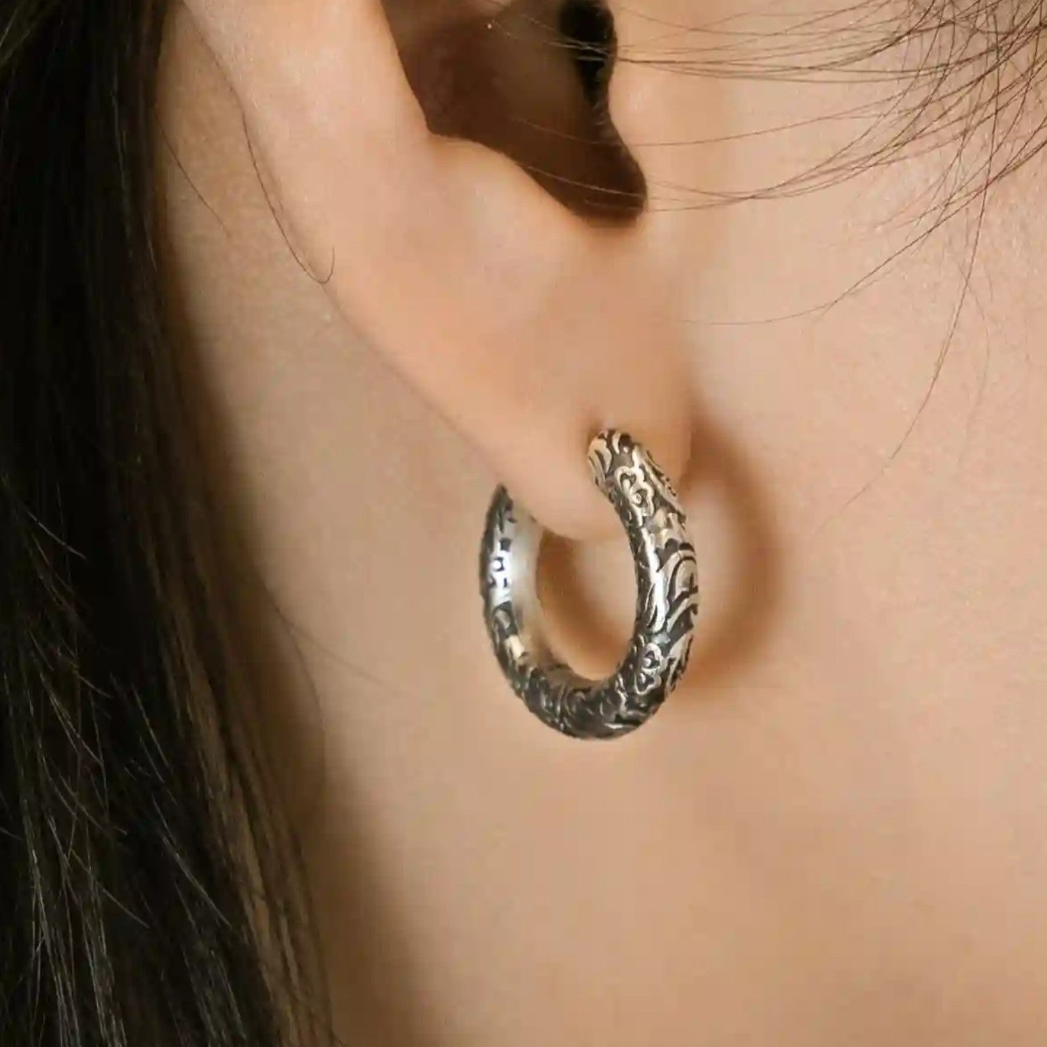 Handcrafted 925 Fine Silver Earring 36