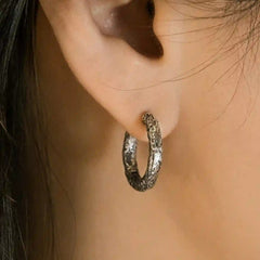 Handcrafted 925 Fine Silver Earring 45