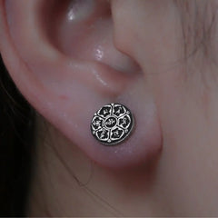 Handcrafted 925 Fine Silver Earring 46