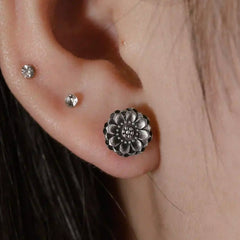 Handcrafted 925 Fine Silver Earring 49