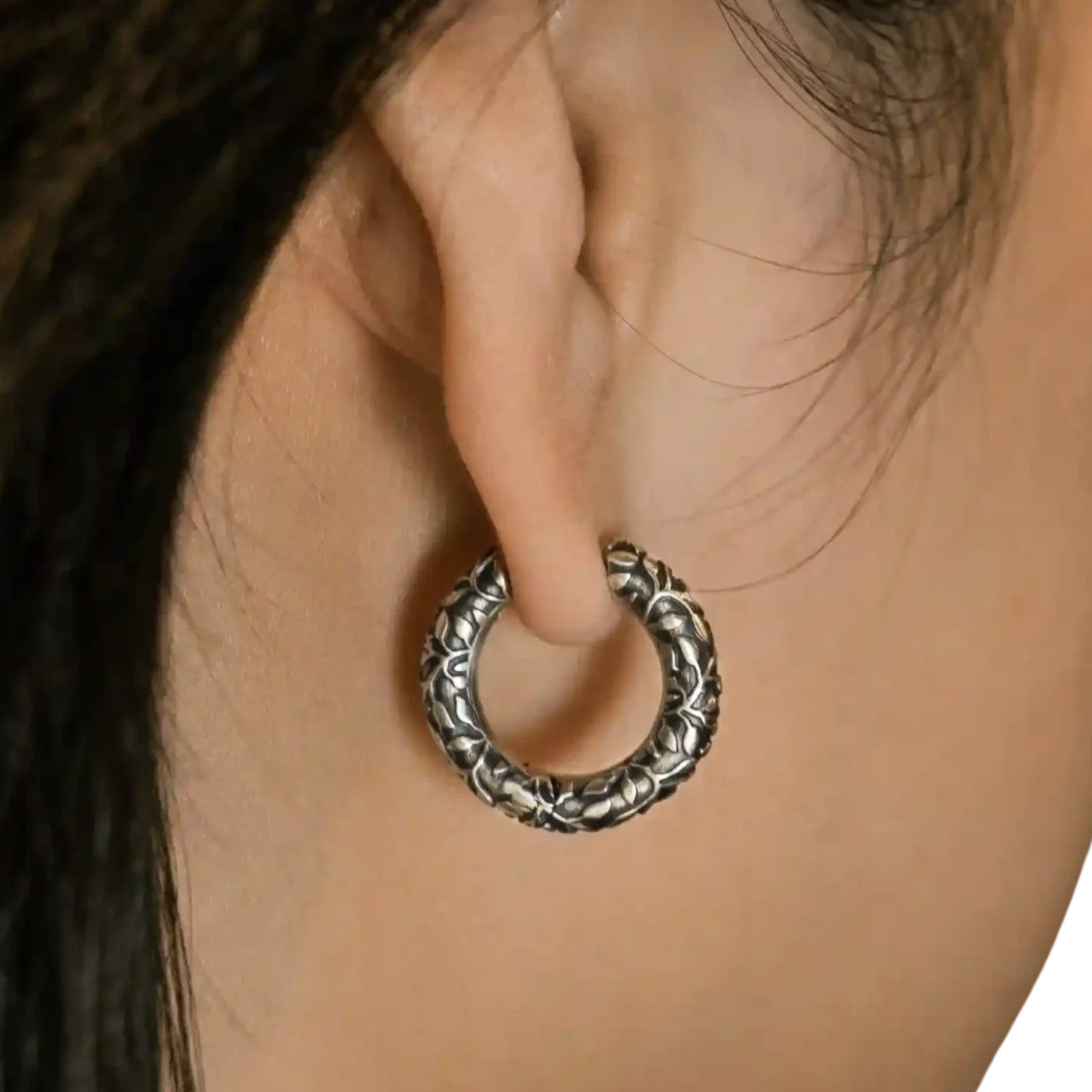 Handcrafted 925 Fine Silver Earring 56