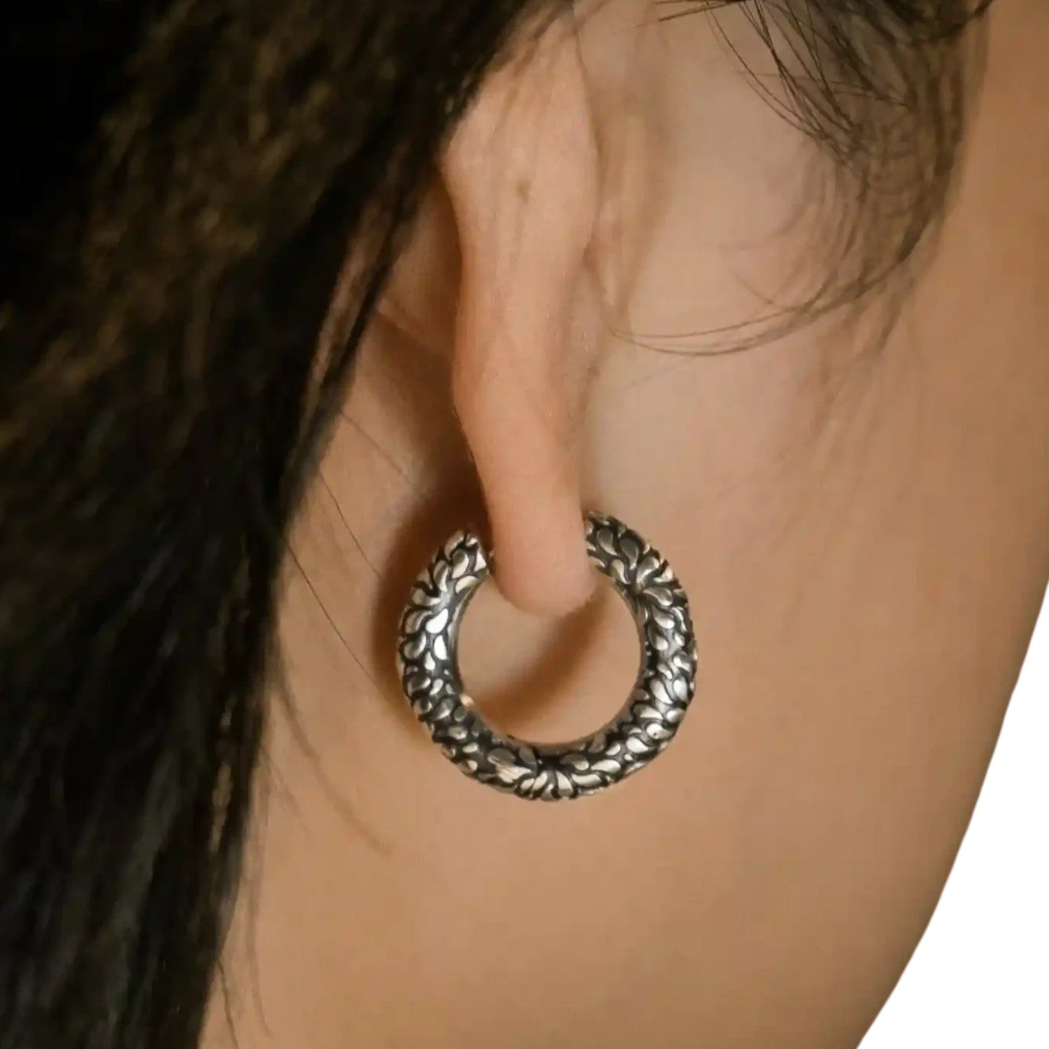 Handcrafted 925 Fine Silver Earring 57
