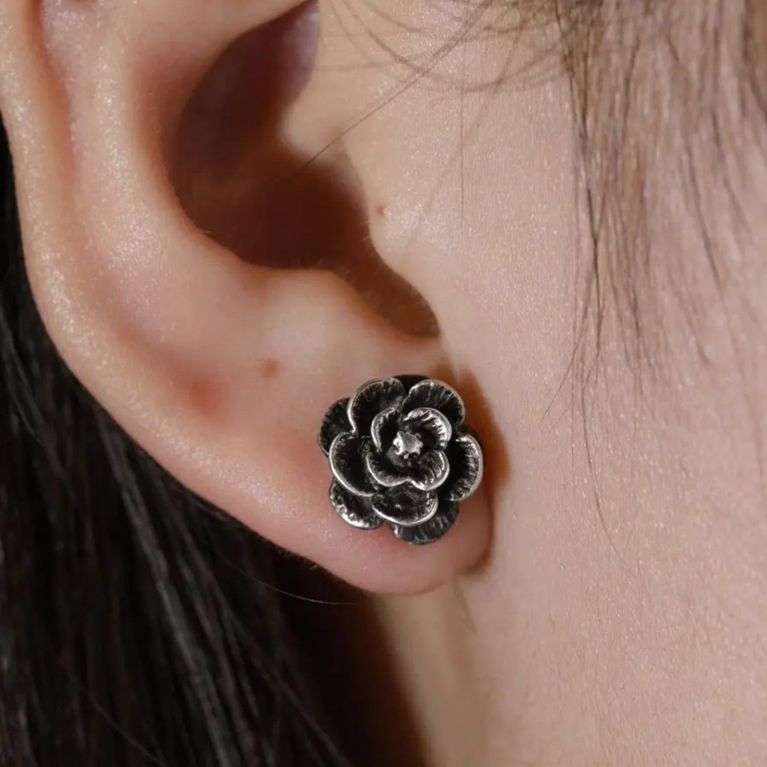 Handcrafted 925 Fine Silver Earring 64