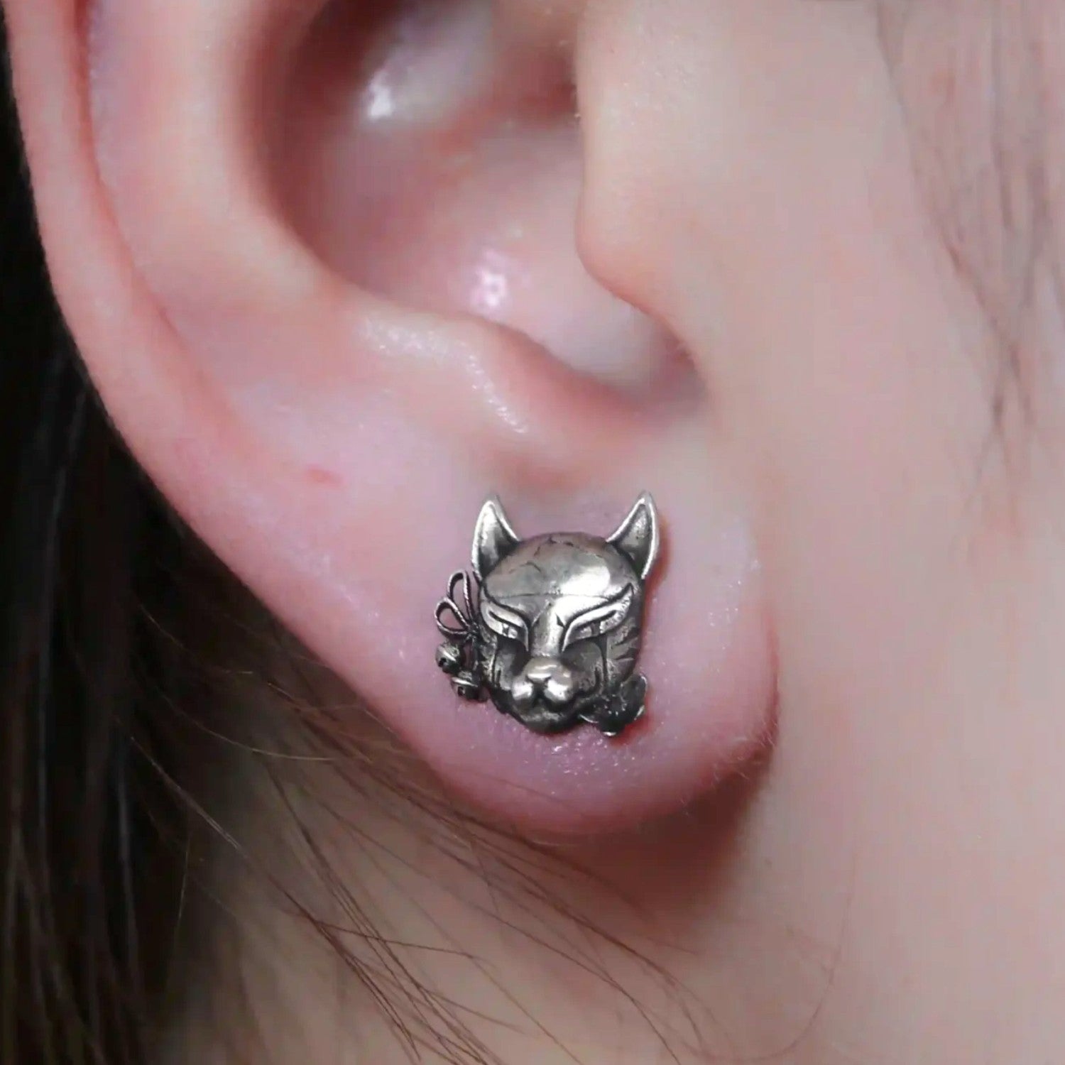 Handcrafted 925 Fine Silver Earring 76