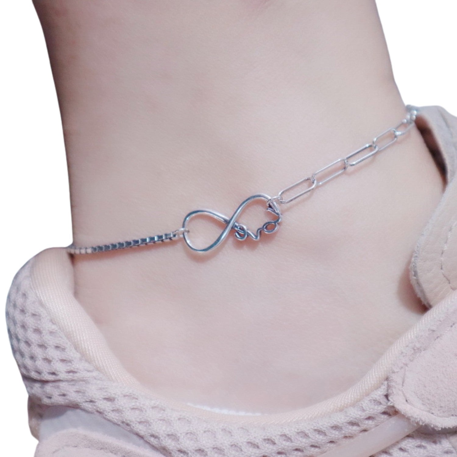 Handcrafted 925 Sterling Silver Anklet 2