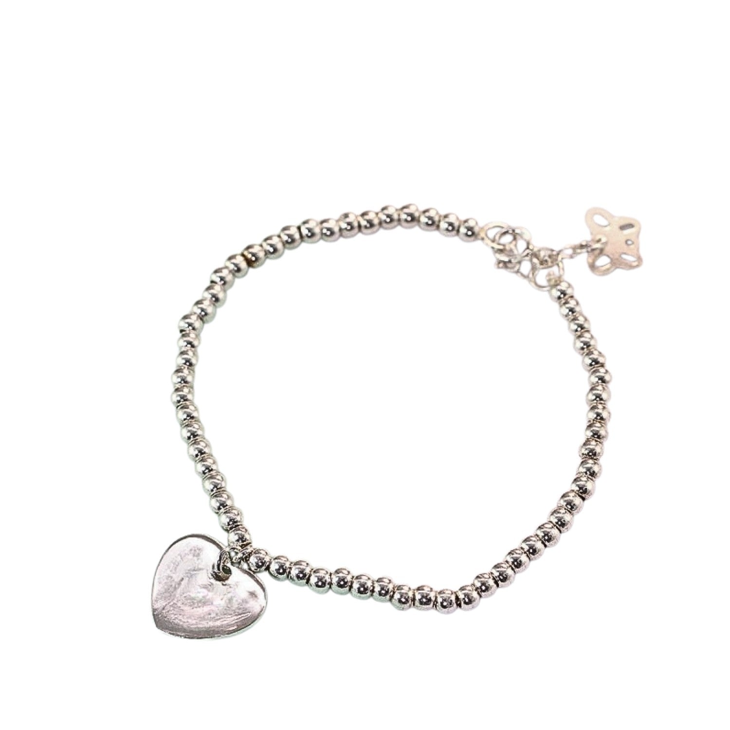 Handcrafted 925 Sterling Silver Ball Bracelet