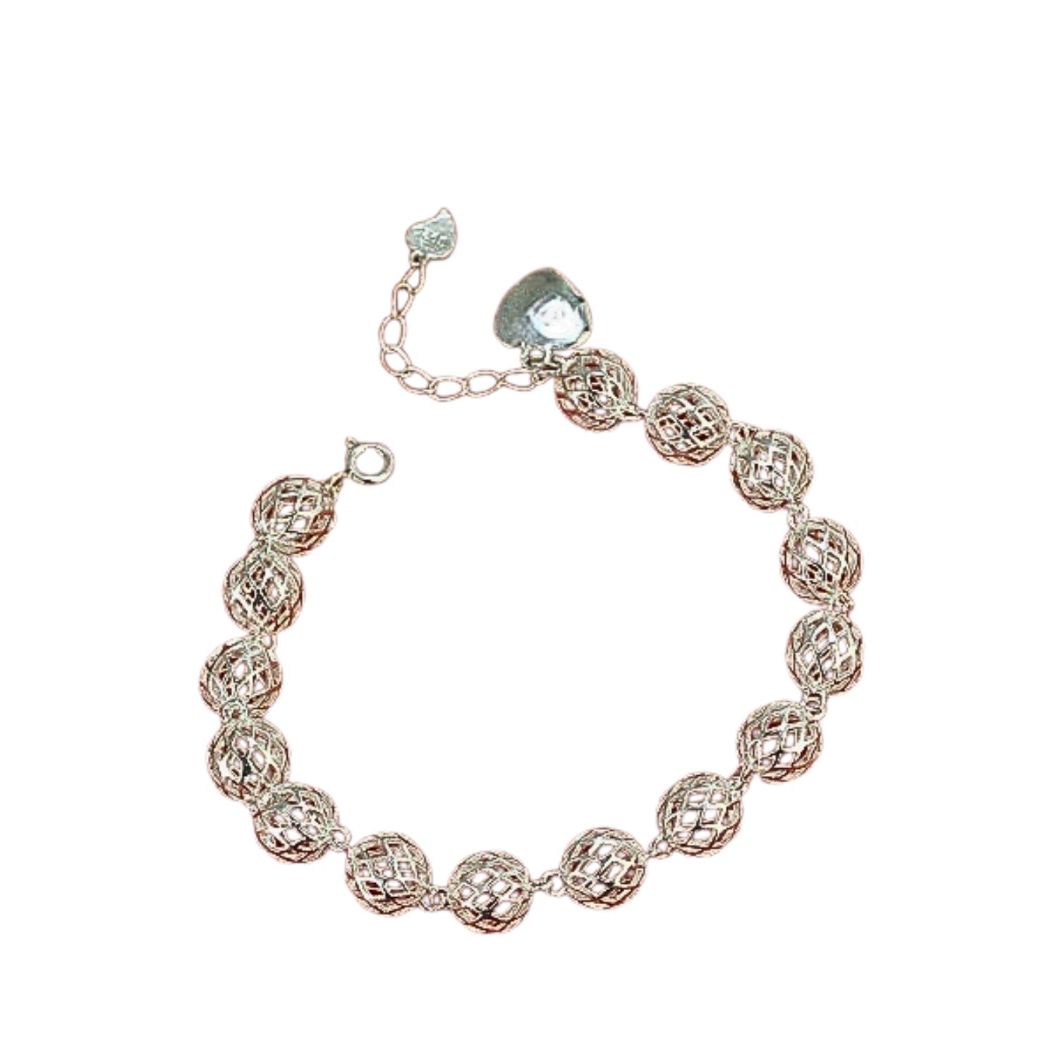 Handcrafted 925 Sterling Silver Ball Bracelet