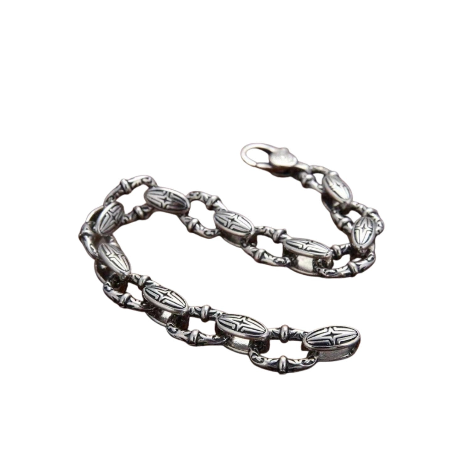 Handcrafted 925 Sterling Silver Bracelet 100