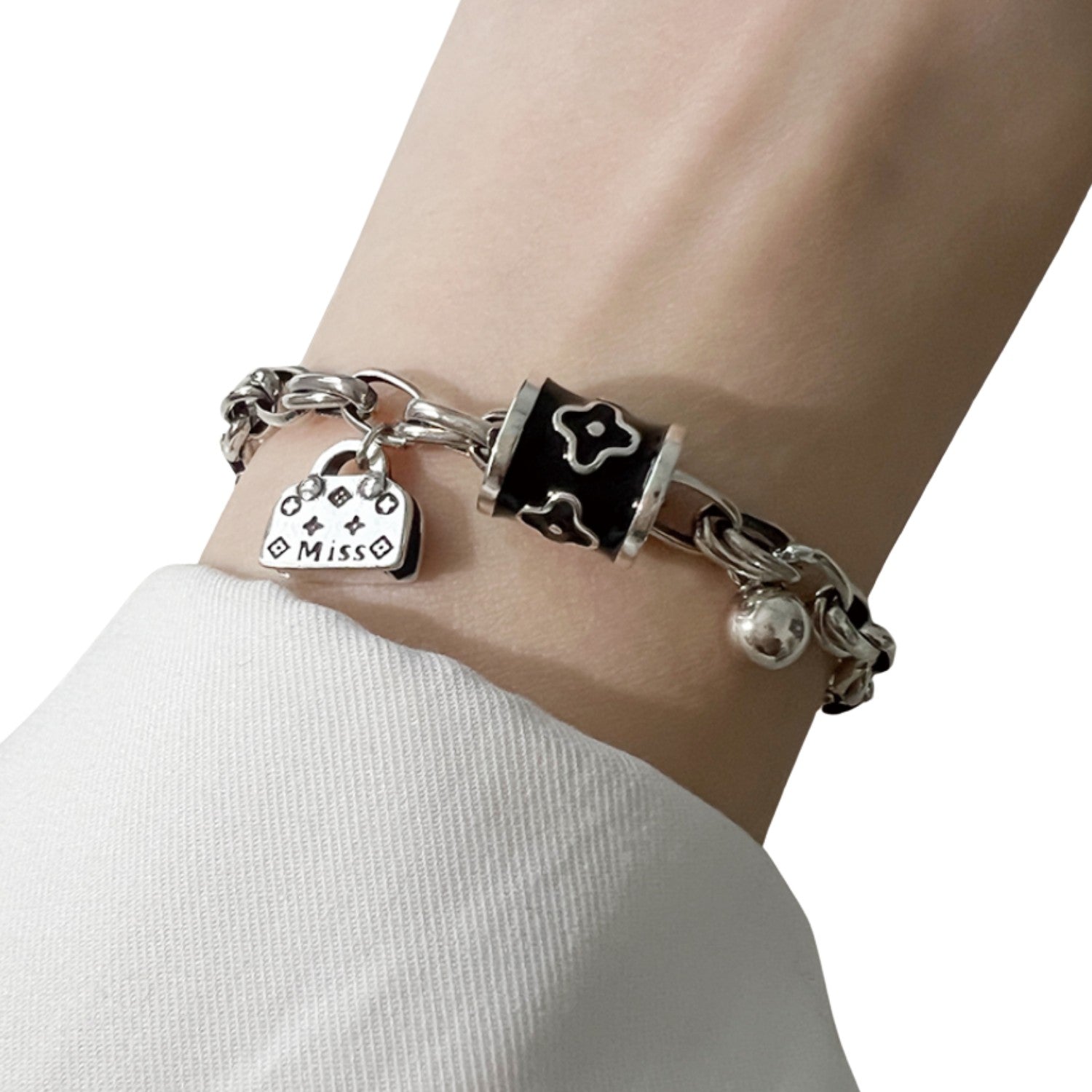 Handcrafted 925 Sterling Silver Bracelet 110