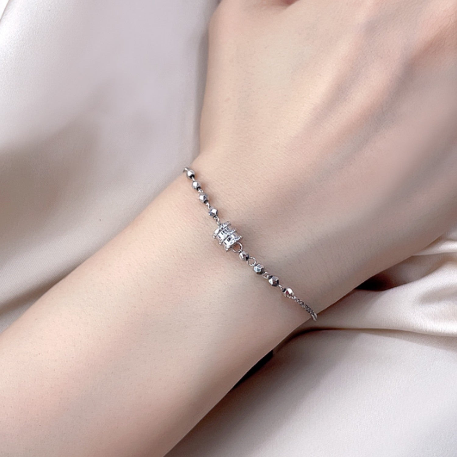 Handcrafted 925 Sterling Silver Bracelet 112