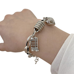 Handcrafted 925 Sterling Silver Bracelet 114