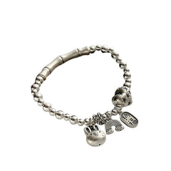 Handcrafted 925 Sterling Silver Bracelet 115