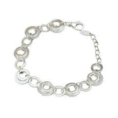 Handcrafted 925 Sterling Silver Bracelet 11