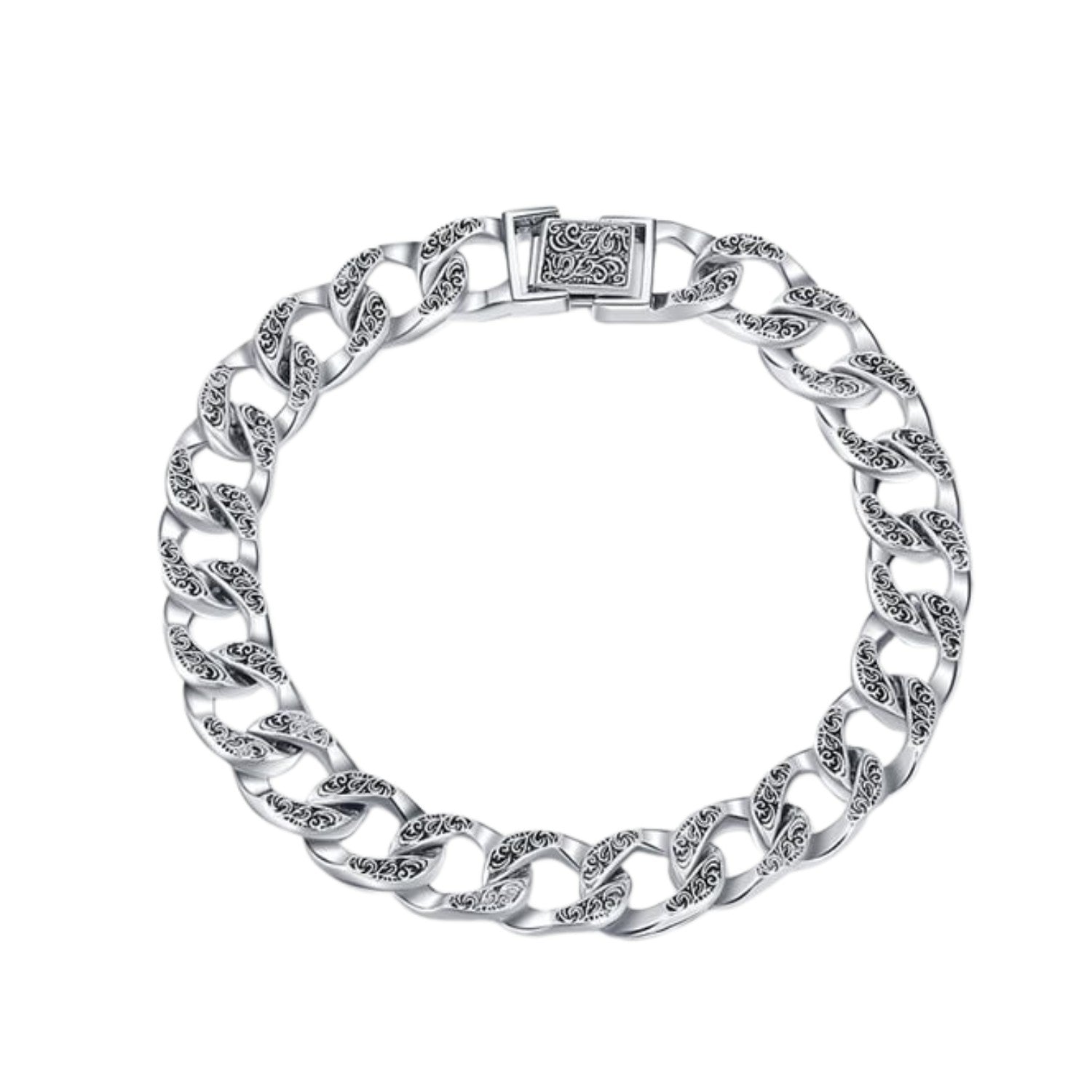 Handcrafted 925 Sterling Silver Bracelet 12