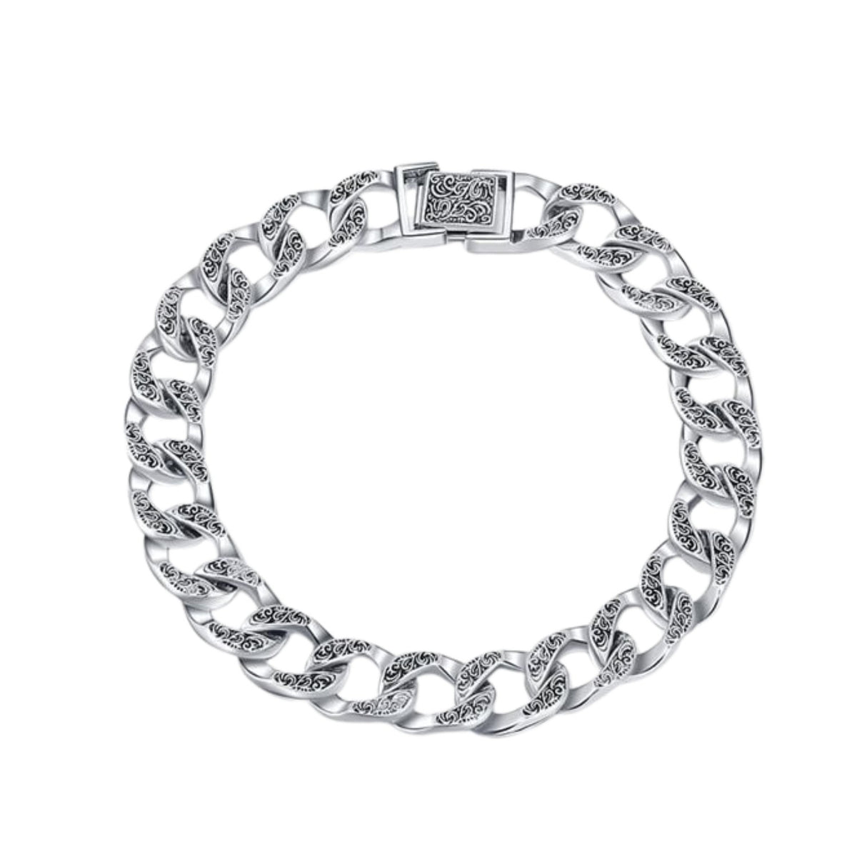 Handcrafted 925 Sterling Silver Bracelet 12