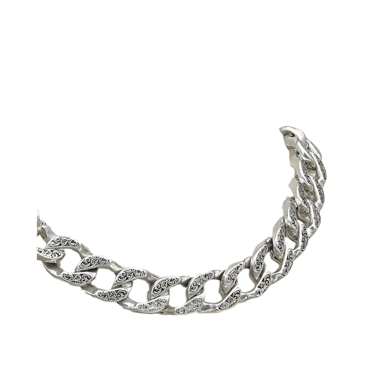Handcrafted 925 Sterling Silver Bracelet 12