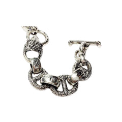 Handcrafted 925 Sterling Silver Bracelet 43