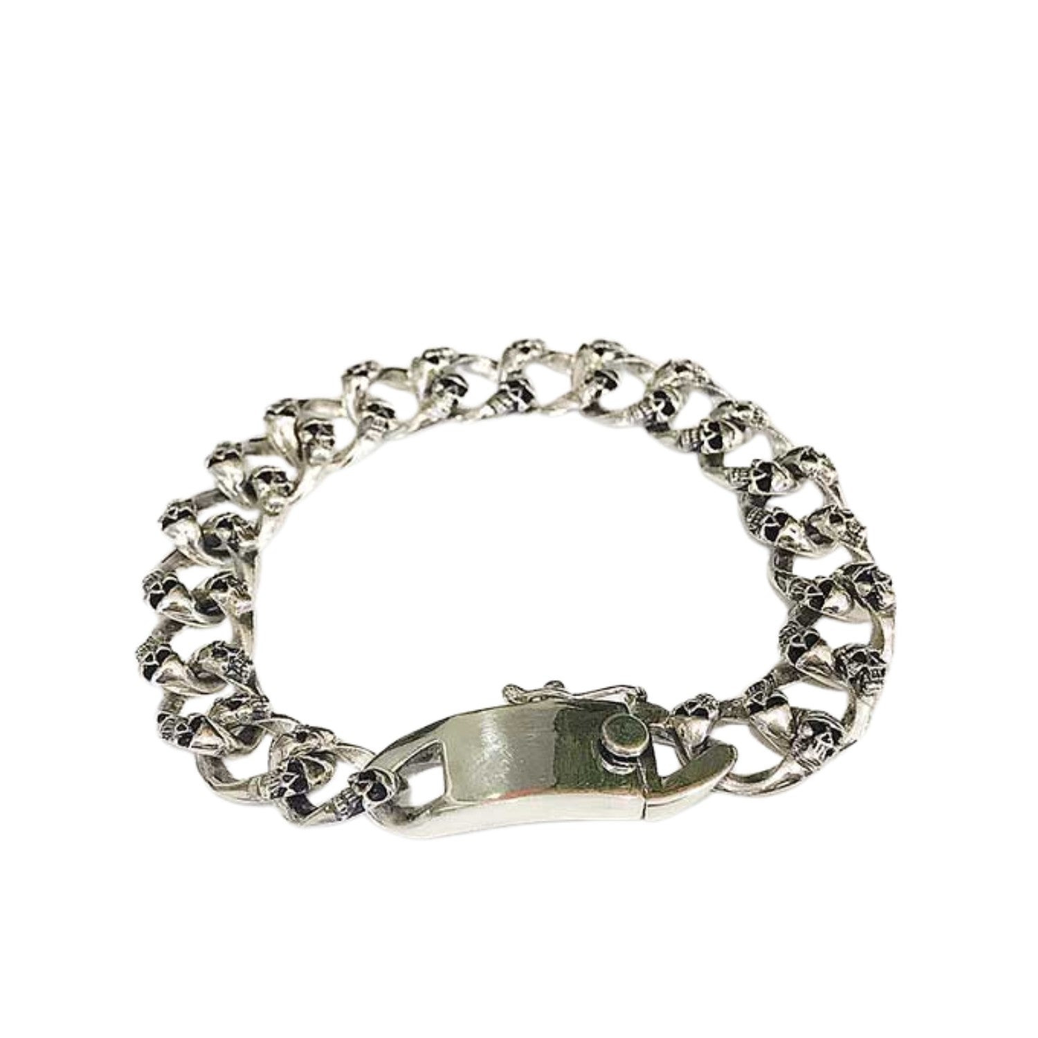 Handcrafted 925 Sterling Silver Bracelet 47