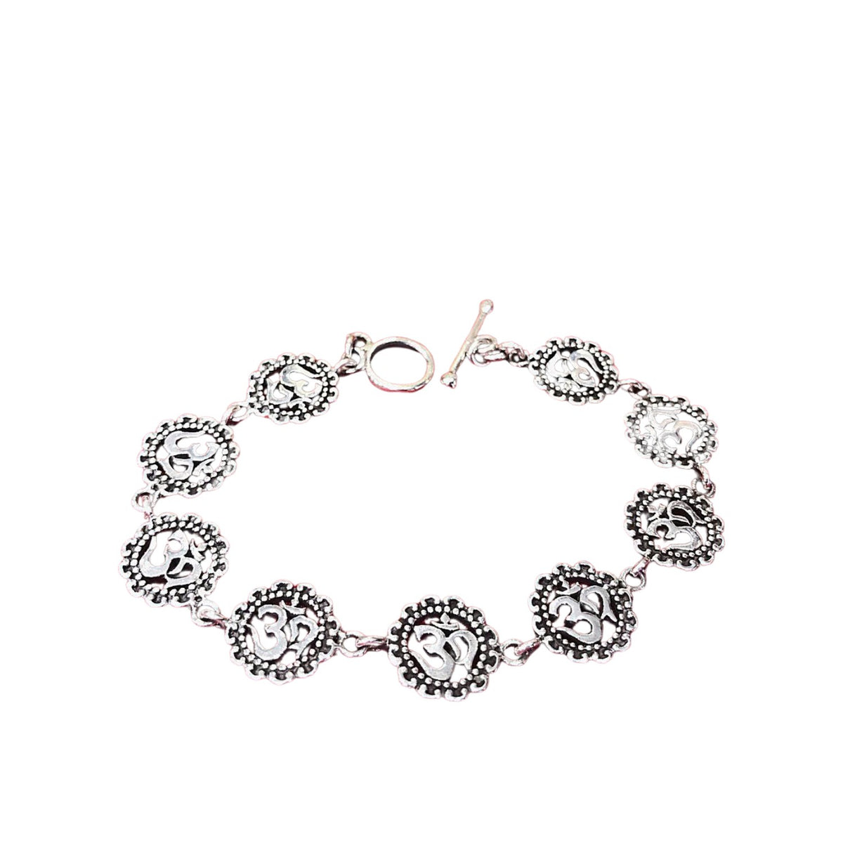 Handcrafted 925 Sterling Silver Bracelet 55