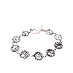Handcrafted 925 Sterling Silver Bracelet 55