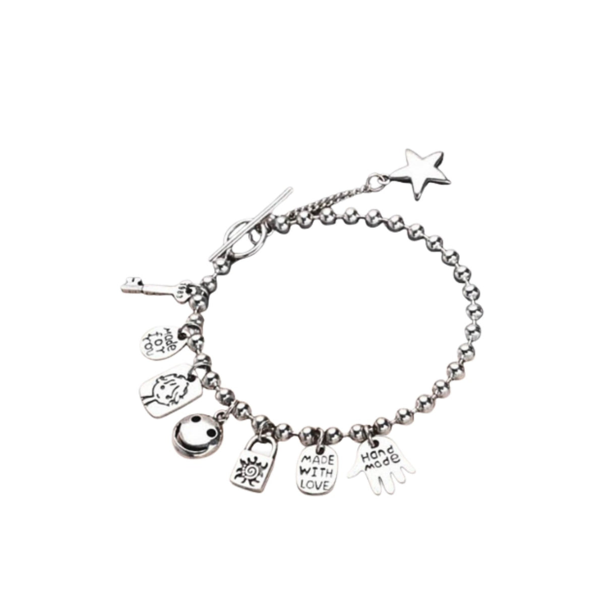 Handcrafted 925 Sterling Silver Bracelet 67