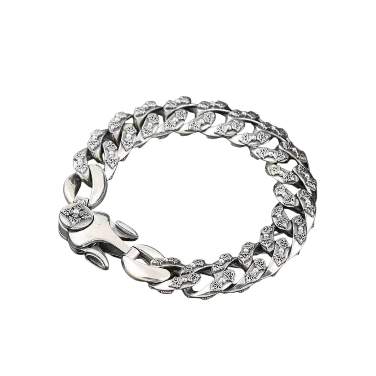 Handcrafted 925 Sterling Silver Bracelet 74
