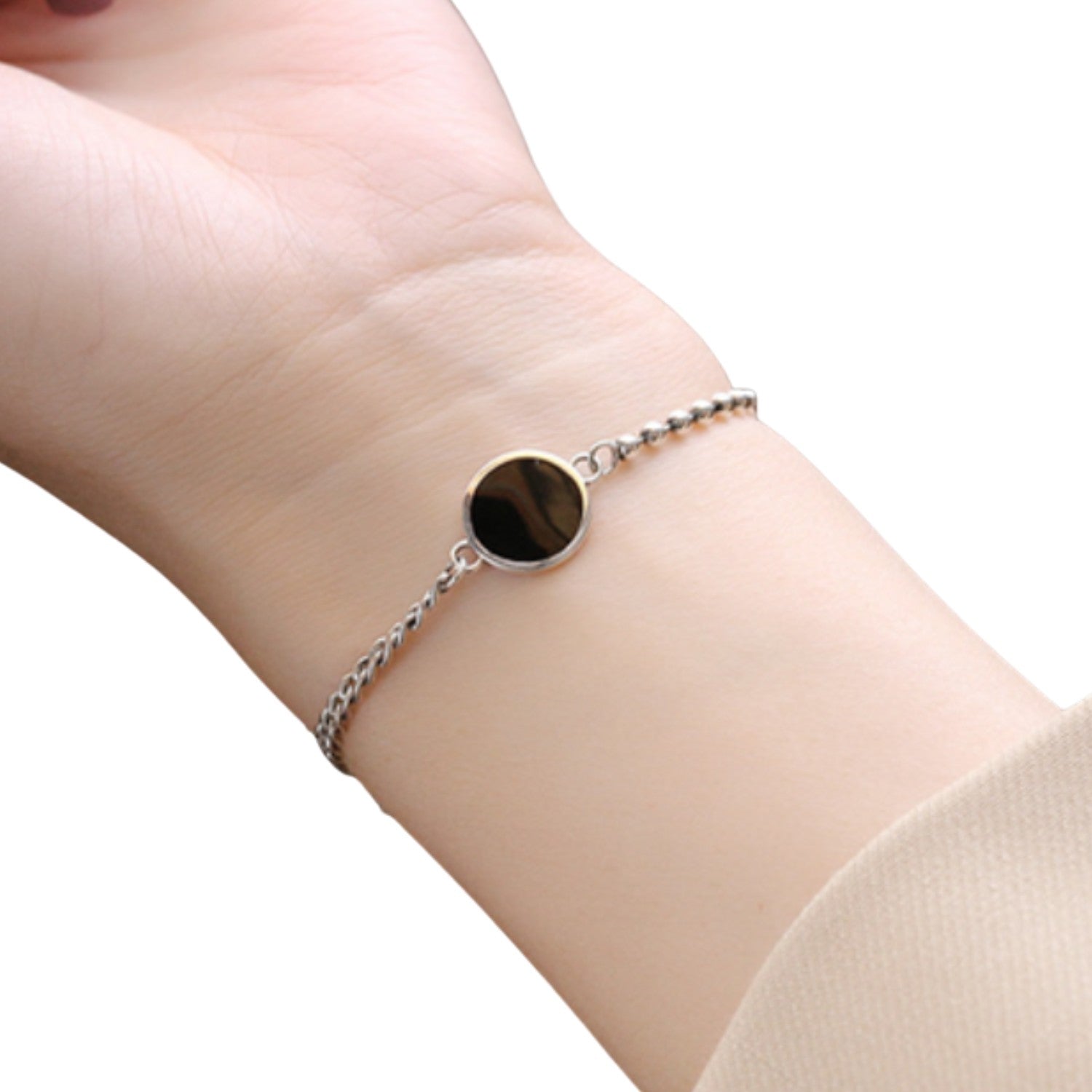 Handcrafted 925 Sterling Silver Bracelet 76