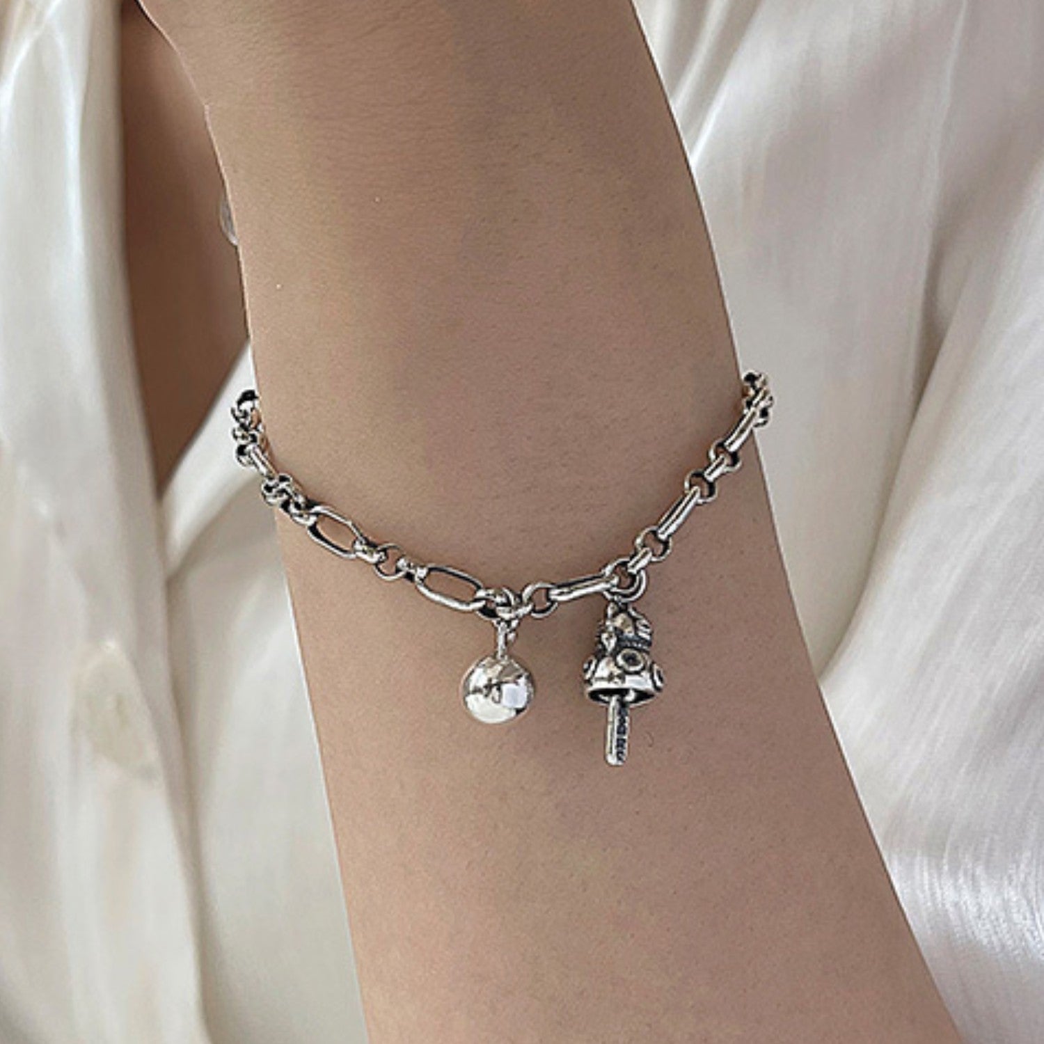 Handcrafted 925 Sterling Silver Bracelet 78