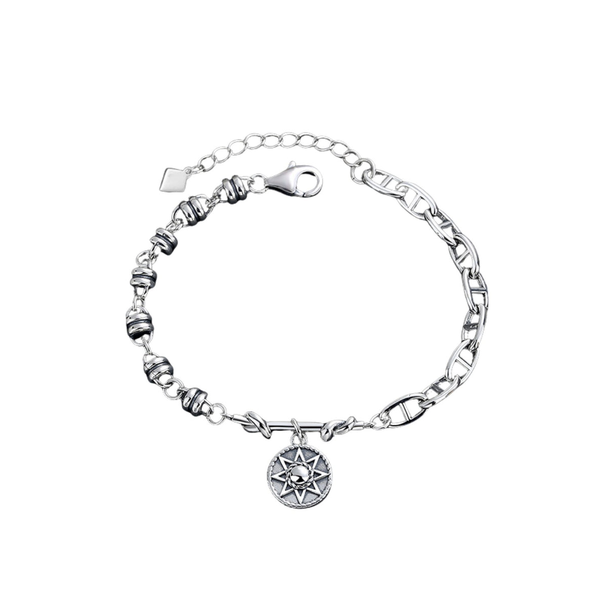 Handcrafted 925 Sterling Silver Bracelet 84