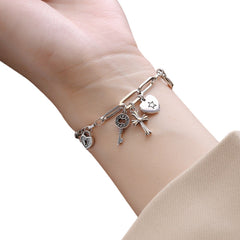 Handcrafted 925 Sterling Silver Bracelet 85