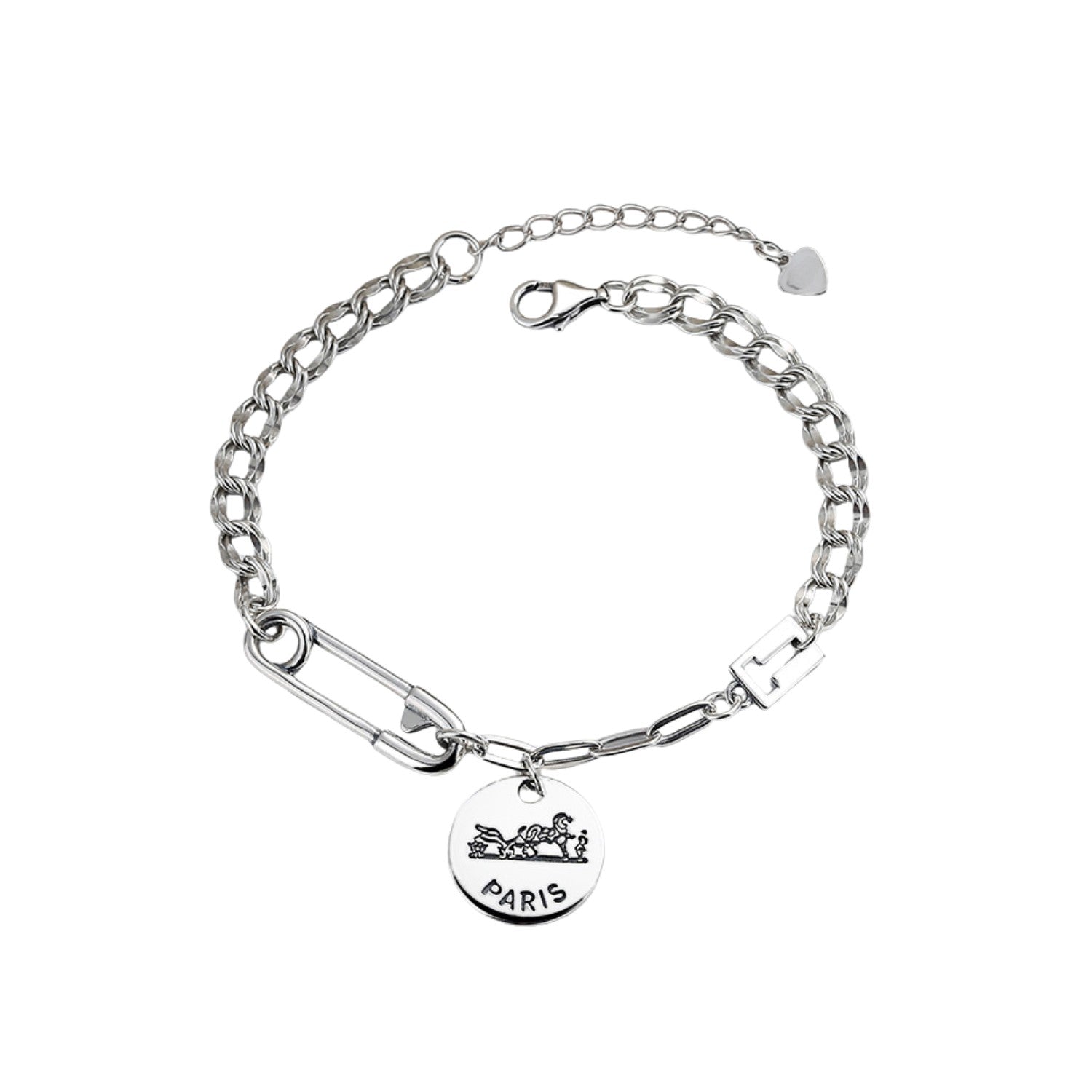 Handcrafted 925 Sterling Silver Bracelet 86