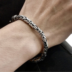 Handcrafted 925 Sterling Silver Bracelet 96