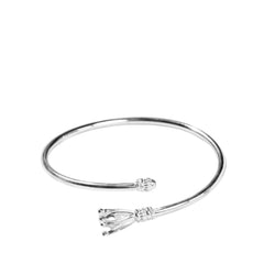 Handcrafted 925 Sterling Silver Bracelet With Queen And King Pattern