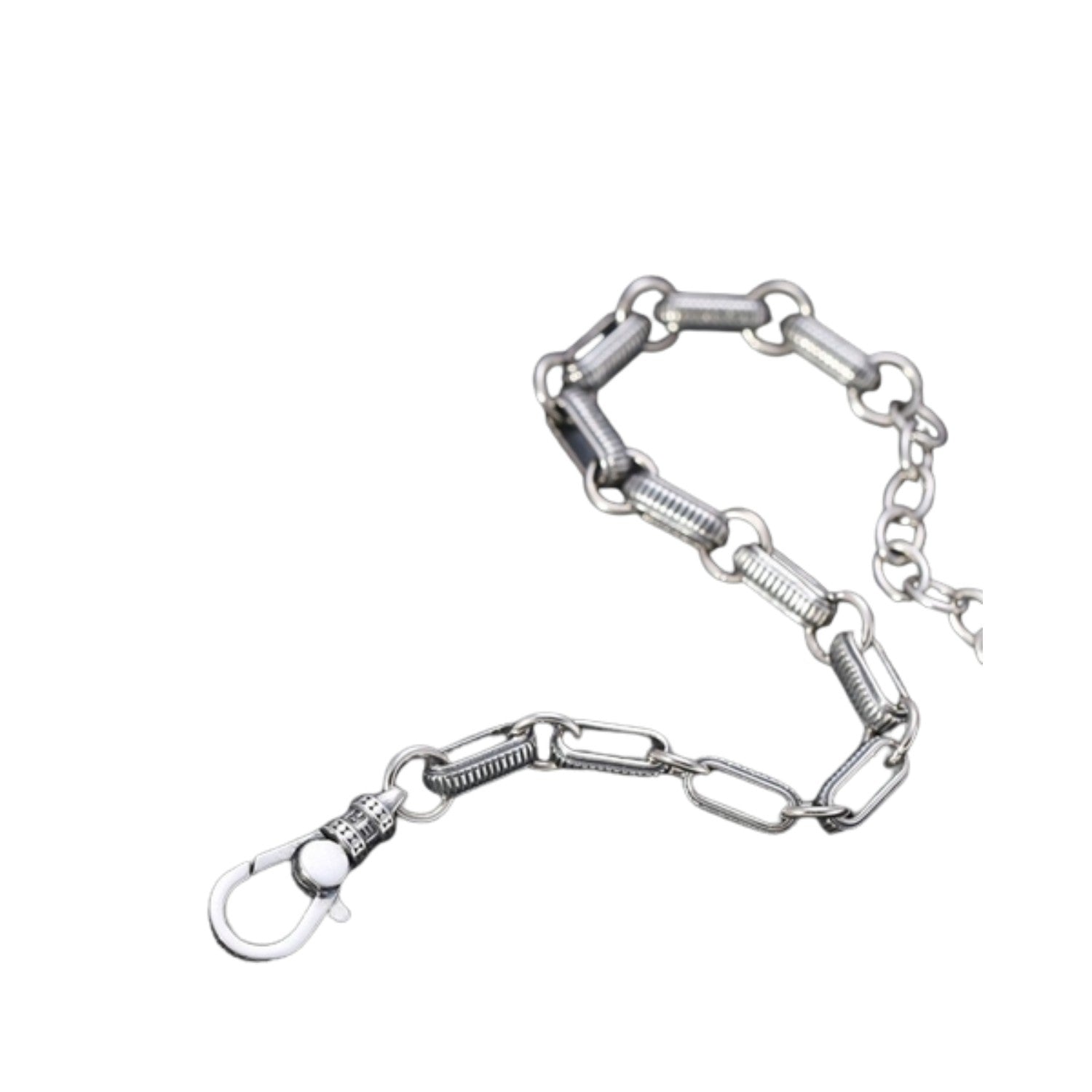 Handcrafted 925 Sterling Silver Chain Link Bracelet For Men And Women