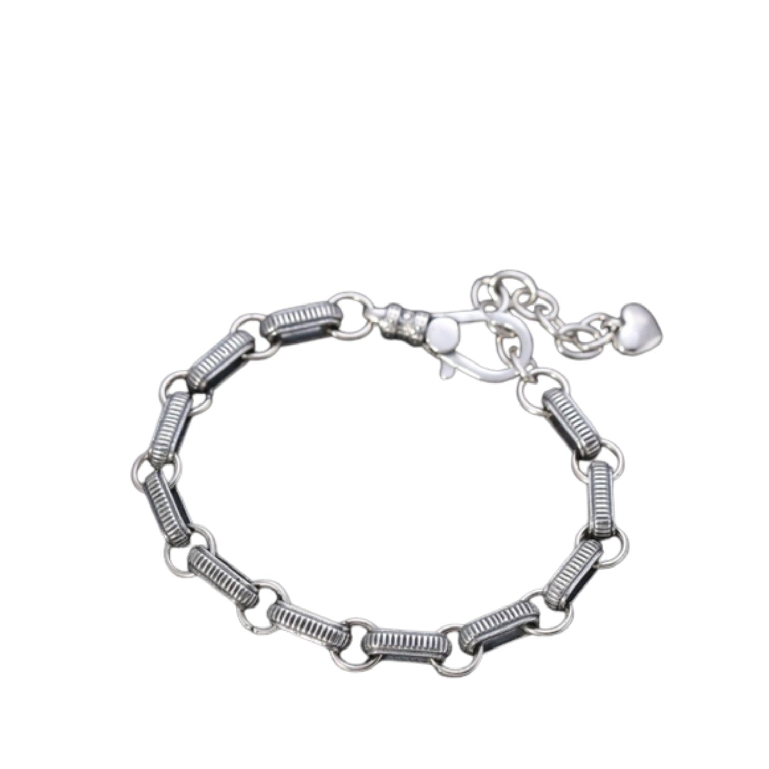 Handcrafted 925 Sterling Silver Chain Link Bracelet For Men And Women
