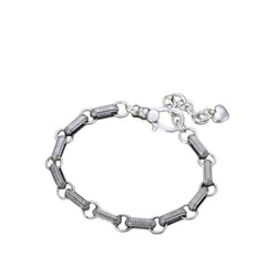 Handcrafted 925 Sterling Silver Chain Link Bracelet For Men And Women