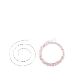    Handcrafted 925 Sterling Silver Chain Without Pendant
