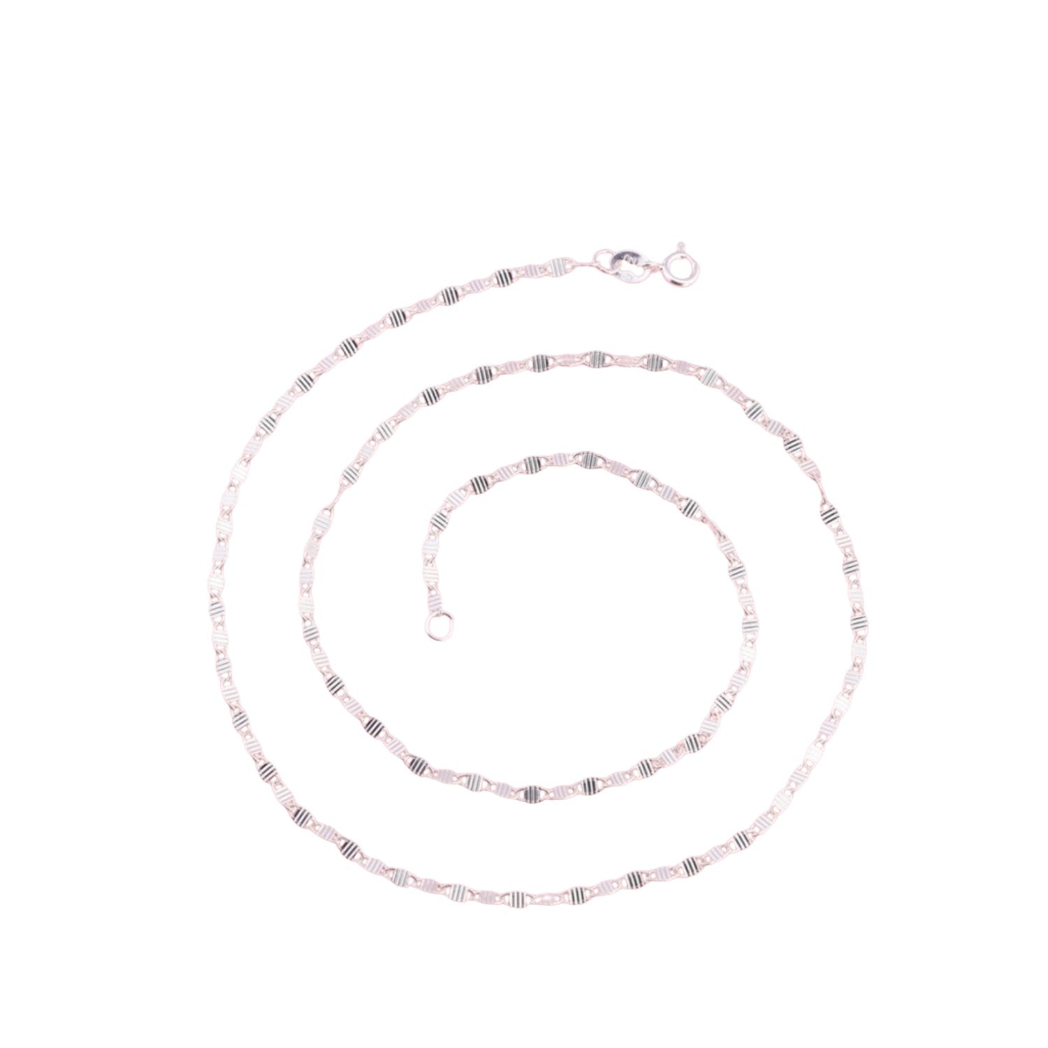    Handcrafted 925 Sterling Silver Chain Without Pendant
