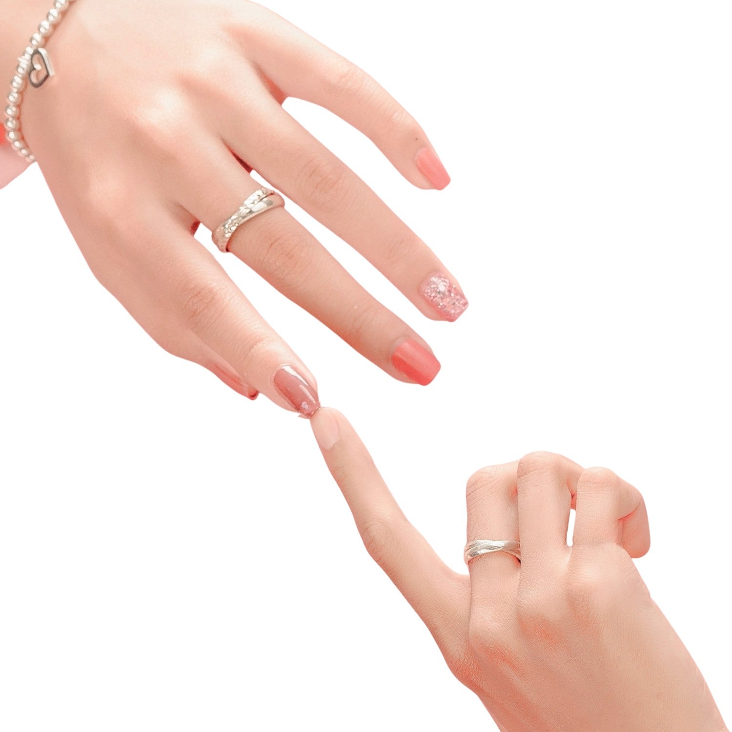 Handcrafted 925 Sterling Silver Couple Rings for Men And Women 5