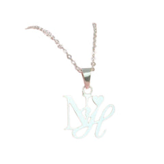 Handcrafted 925 Sterling Silver Double Letter Necklace