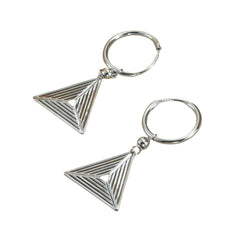 Handcrafted 925 Sterling Silver Earring 10