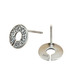 Handcrafted 925 Sterling Silver Earring 6