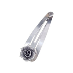 Handcrafted 925 Sterling Silver Hair Clips 1